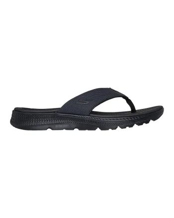 Papuci flip-flop cu model uni Go Consistent, Negru