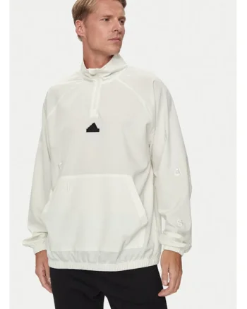 Bluza barbati,  303550790, Poliester reciclat, Alb, Alb