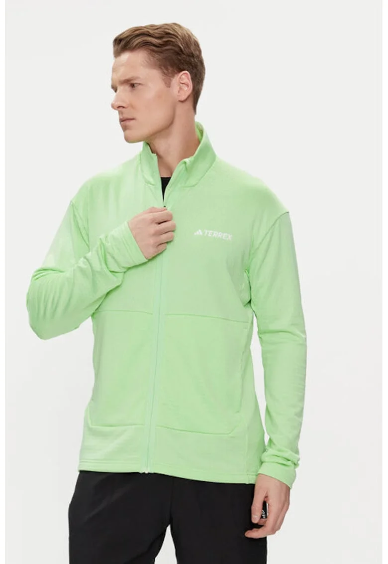 Bluza tehnica barbati,  303461201, Poliester recliclat, Verde, Verde