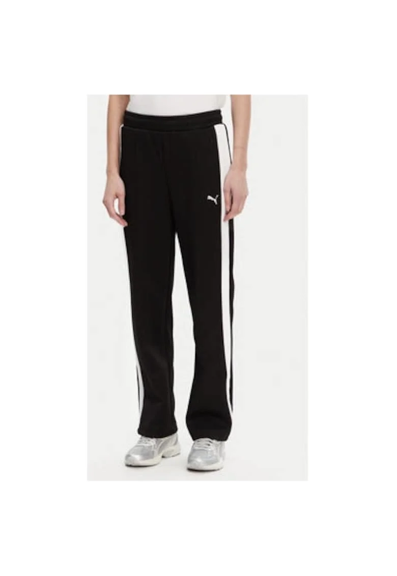 Pantaloni dama  din Poliester reciclat/Bumbac, Negru