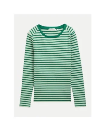 Bluza dama,  304817366, Bumbac organic, Verde, Verde