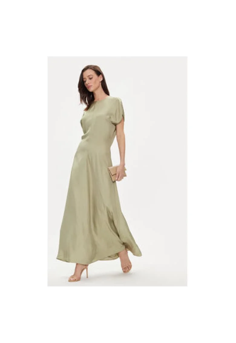 Rochie dama,  303891237, Acetat, Verde, Verde