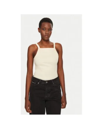 Tricou dama,  305031686, Bumbac organic, Bej, Bej