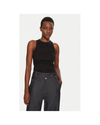 Tricou dama,  305031693, Bumbac organic, Negru, Negru