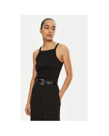 Tricou dama,  305031679, Bumbac organic, Negru, Negru