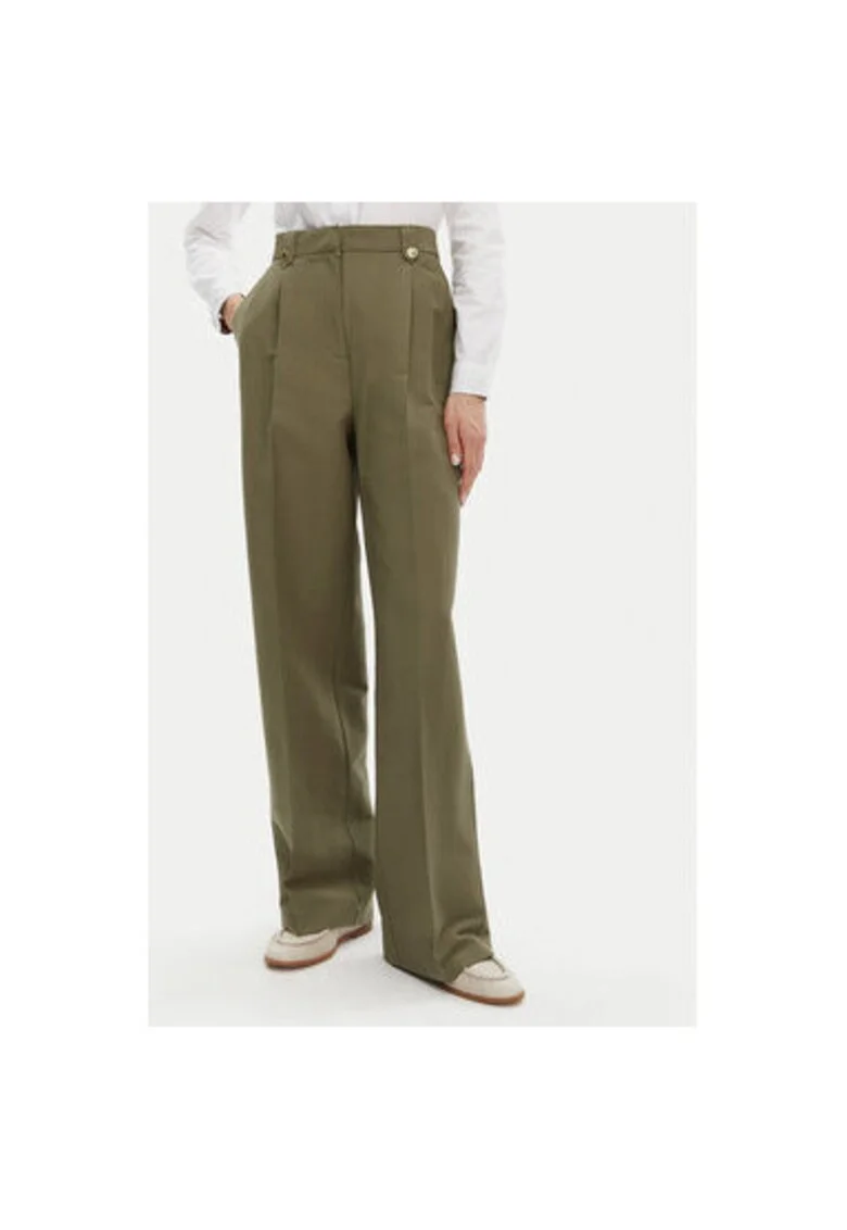 Pantaloni Dama,  305174611, In, Poliester, Verde, Verde