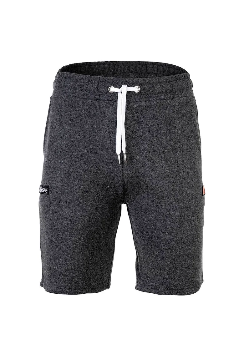 Pantaloni scurti de casa cu logo Bossini, Gri inchis