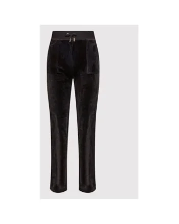 Pantaloni dama,  209146318, Poliester, Negru