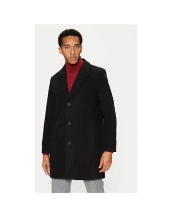 Palton barbati,  304527043, Poliester, Negru, Negru