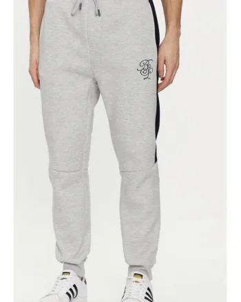 Pantaloni barbati,  303975821, Poliester/Bumbac, Gri, Gri