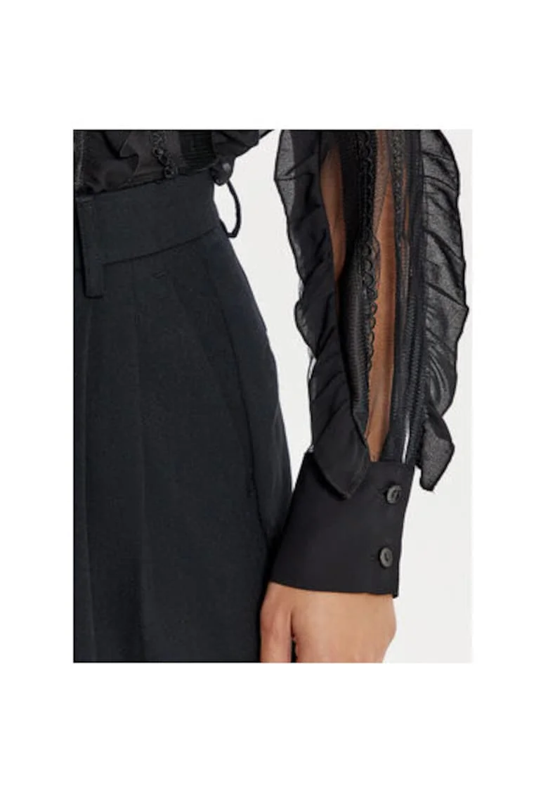 Camasa dama,  304937804, Poliester, L INTL, Negru