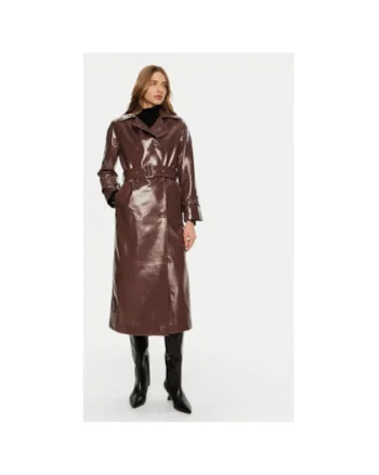 Trench dama,  304991226, Piele ecologica, Maro, Maro