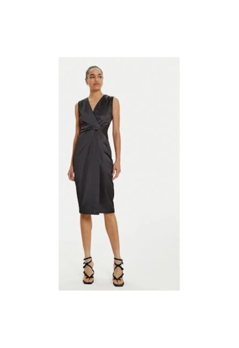 Rochie dama,  304687013, Poliester, Negru, Negru