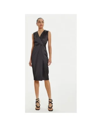 Rochie dama,  304687013, Poliester, Negru, Negru
