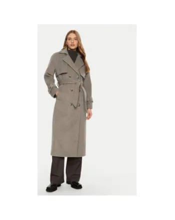Palton dama,  304991202, Poliester, Gri, Gri