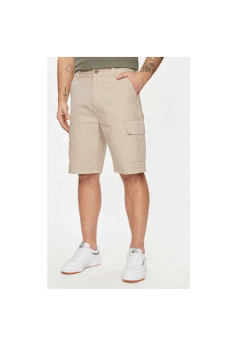 Pantaloni Barbati,  303595791, Bumbac, Bej, Bej