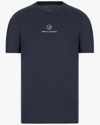 Tricou casual din bumbac, Bleumarin