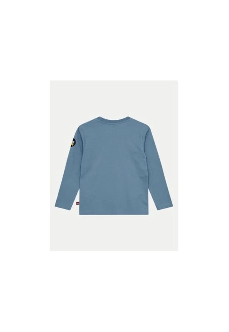 Bluza baieti,  304705526, Bumbac organic, Albastru, Albastru