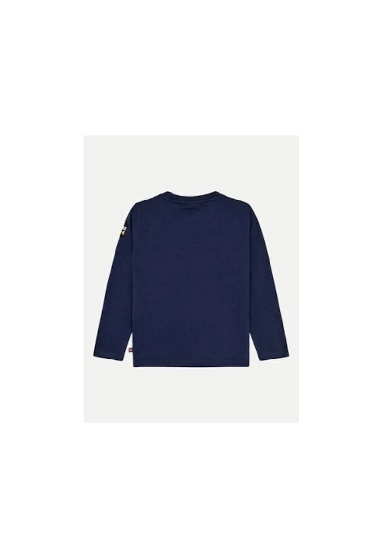 Bluza baieti,  304705557, Bumbac organic, Albastru, Albastru