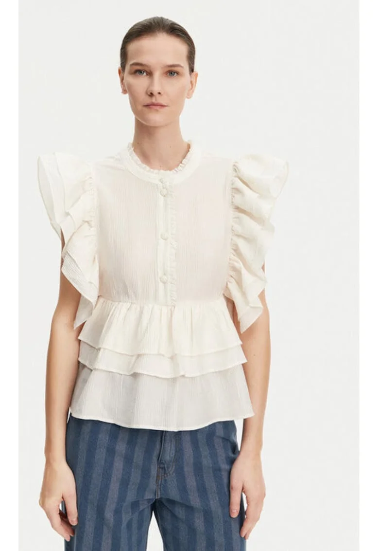 Bluza dama,  304892844, Lyocell, Bej, Bej