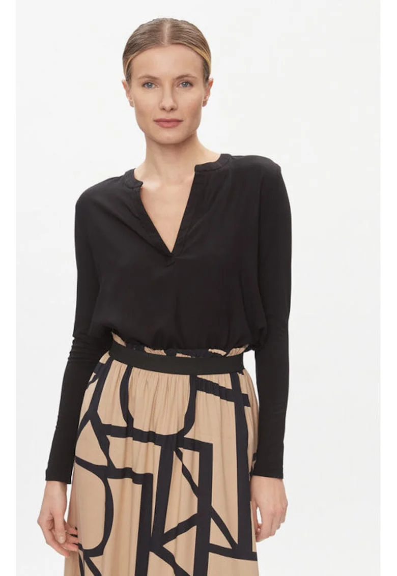 Bluza dama,  303580698, Viscoza, Negru, Negru