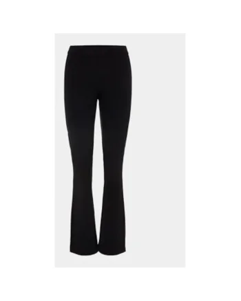 Pantaloni dama,  303613358, Viscoza/Nylon, Negru