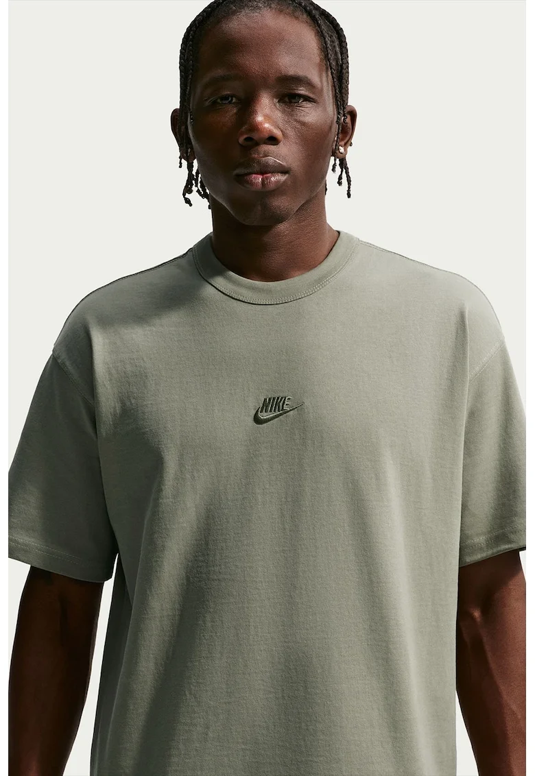 Tricou relaxed fit cu broderie logo Premium Essentials
