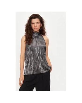 Bluza dama,  304453618, Poliester reciclat, Argintiu, Argintiu