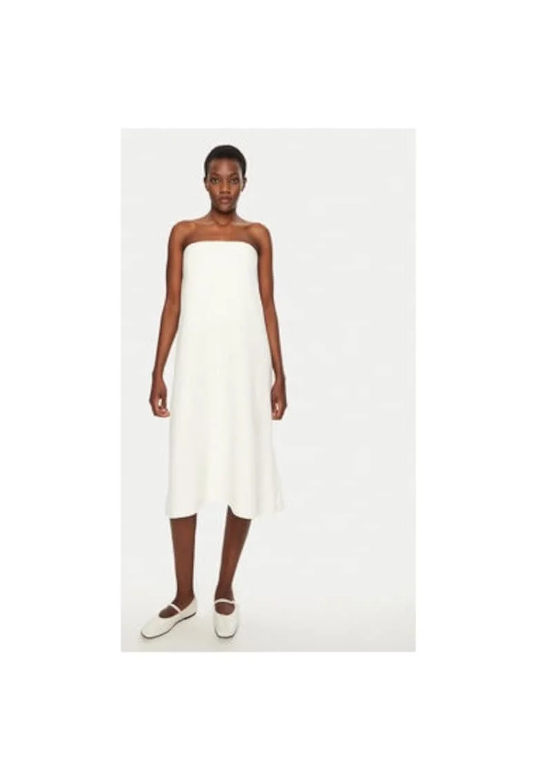 Rochie dama,  304944314, Poliester/Viscoza, Alb, Alb