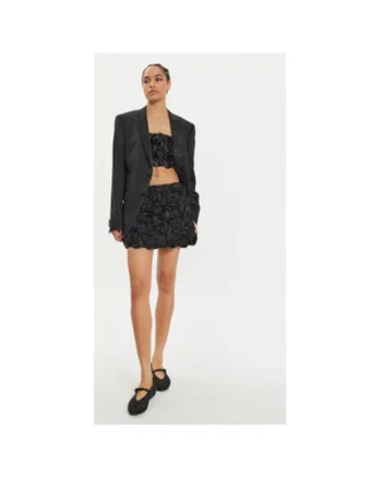 Fusta dama,  304550454, Viscoza/Rayon, Negru, Negru
