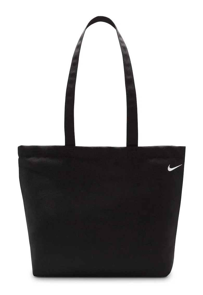 Geanta shopper unisex cu logo Heritage, Negru