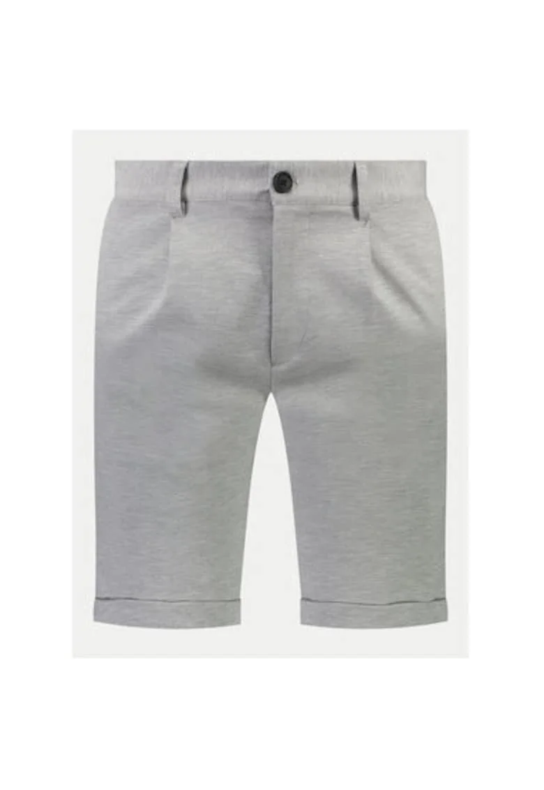 Pantaloni scurti barbati,  303585570, Poliester/Poliamida/Viscoza, Gri, Gri
