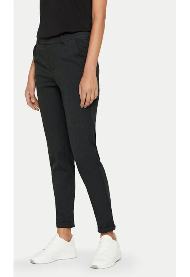 Pantaloni dama,  304333293, Poliester/Viscoza, Gri