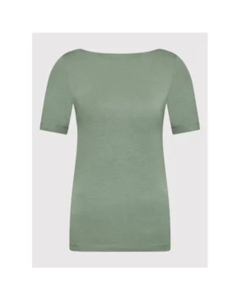 Tricou dama,  300623077, Modal/Bumbac/Elastan, Verde, Verde