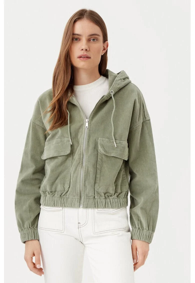 Bluza dama,  304783784, Bumbac, Verde, Verde
