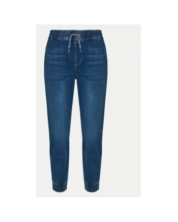 Pantaloni dama,  304783791, Bumbac, Albastru