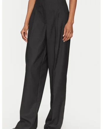 Pantaloni dama,  305214331, Poliester/Viscoza, Negru, Negru