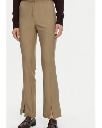 Pantaloni dama,  305138903, Poliester/Rayon, Bej, Bej
