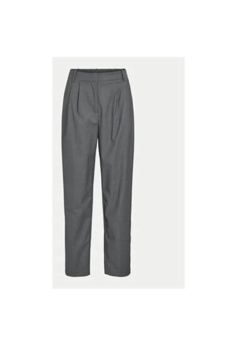 Pantaloni dama,  304768323, Poliester/Viscoza, Gri, Gri