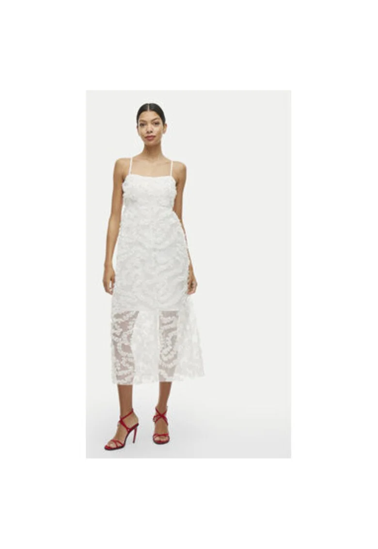 Rochie dama,  304931956, Poliester, Alb, Alb