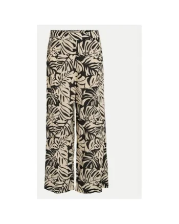 Pantaloni dama,  304932144, Poliester, Negru, Negru