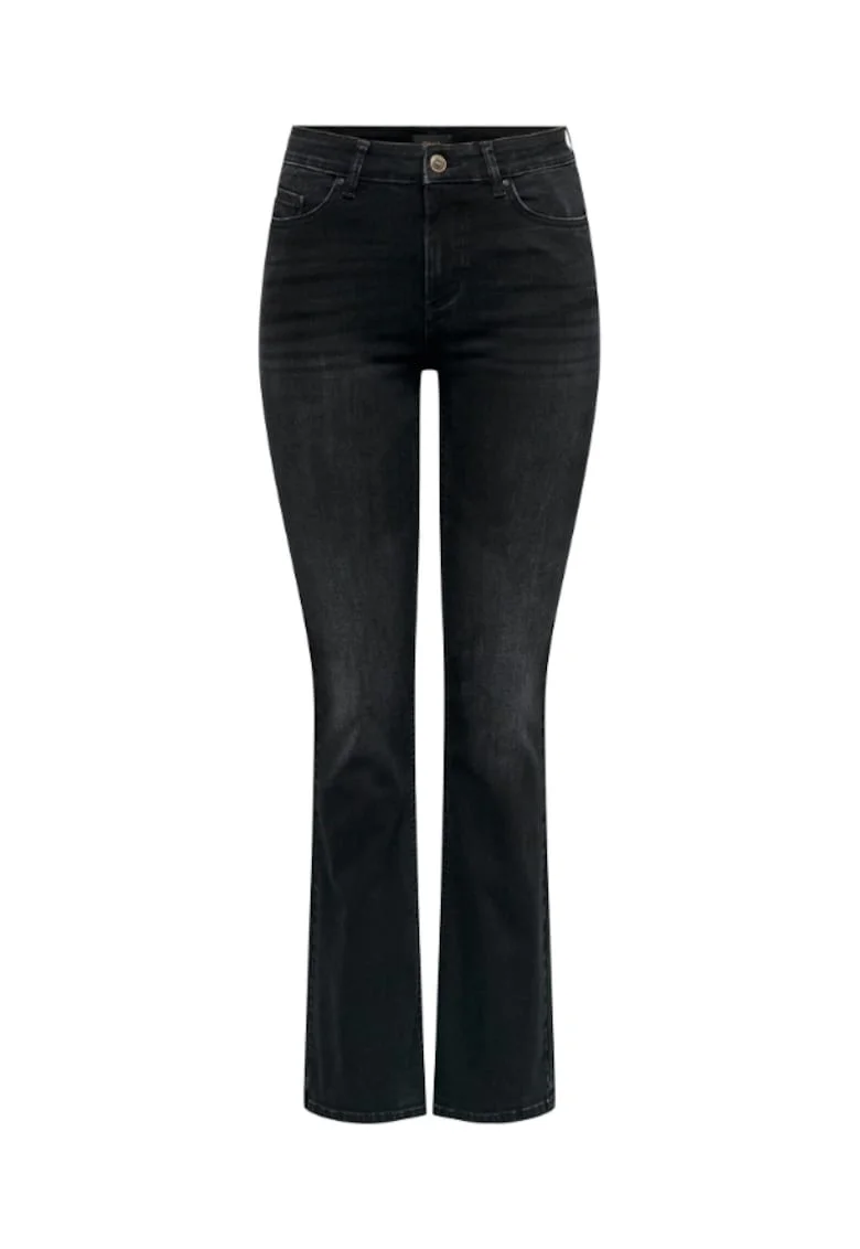 Blugi dama,  302625017, Bumbac, Negru
