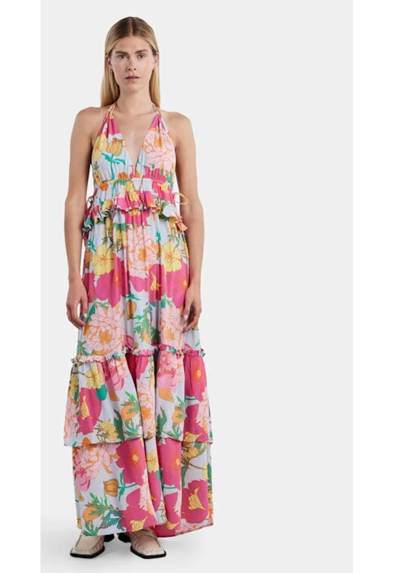 Rochie dama,  304009297, Multicolor, Viscoza, Multicolor