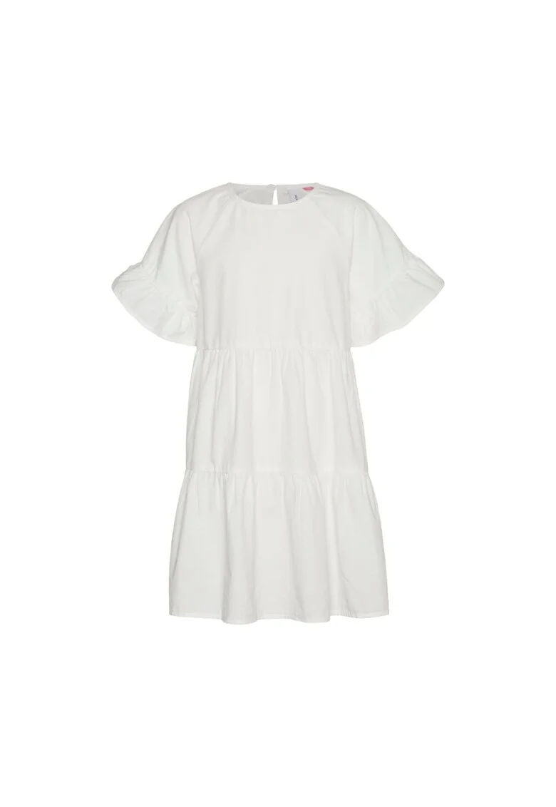 Rochie fete,  Girl, 302150304, Bumbac, Alb, Alb
