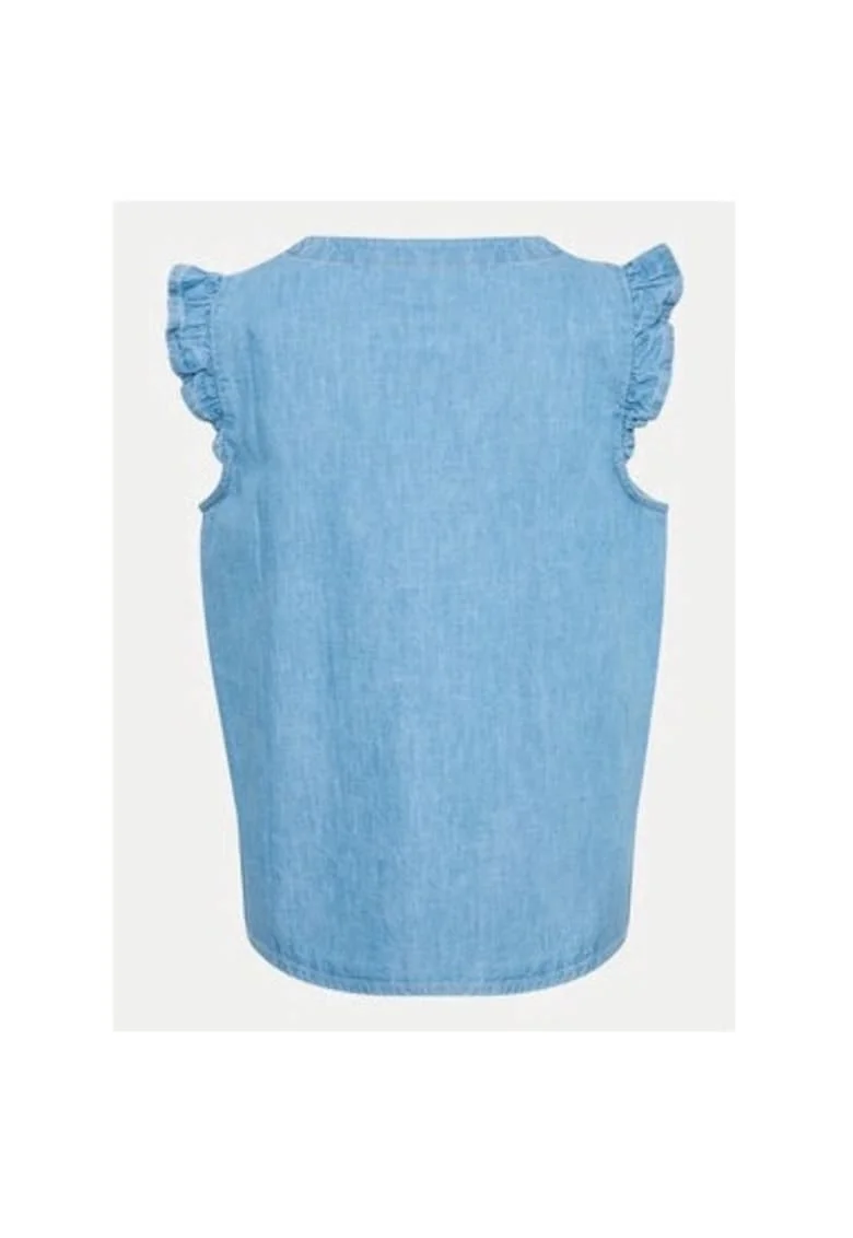 Bluza dama,  304369292, Bumbac, Albastru, Albastru