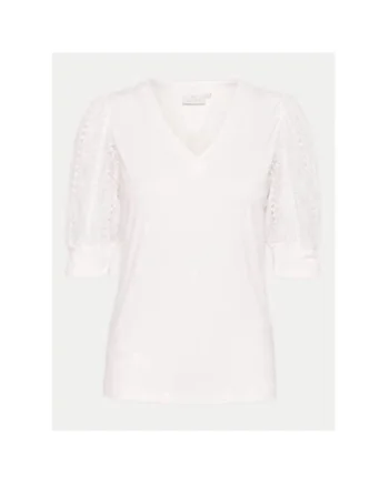 Bluza dama,  303582371, Viscoza/Poliester, Alb, Alb