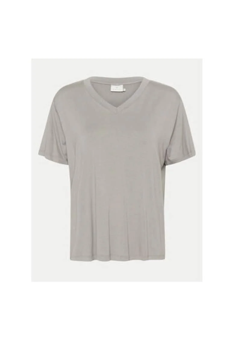 Tricou dama,  303964696, Viscoza, Gri, Gri