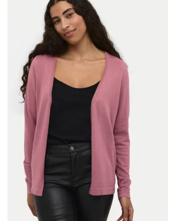 Cardigan dama,  304753268, Viscoza/Nylon, Roz, Roz