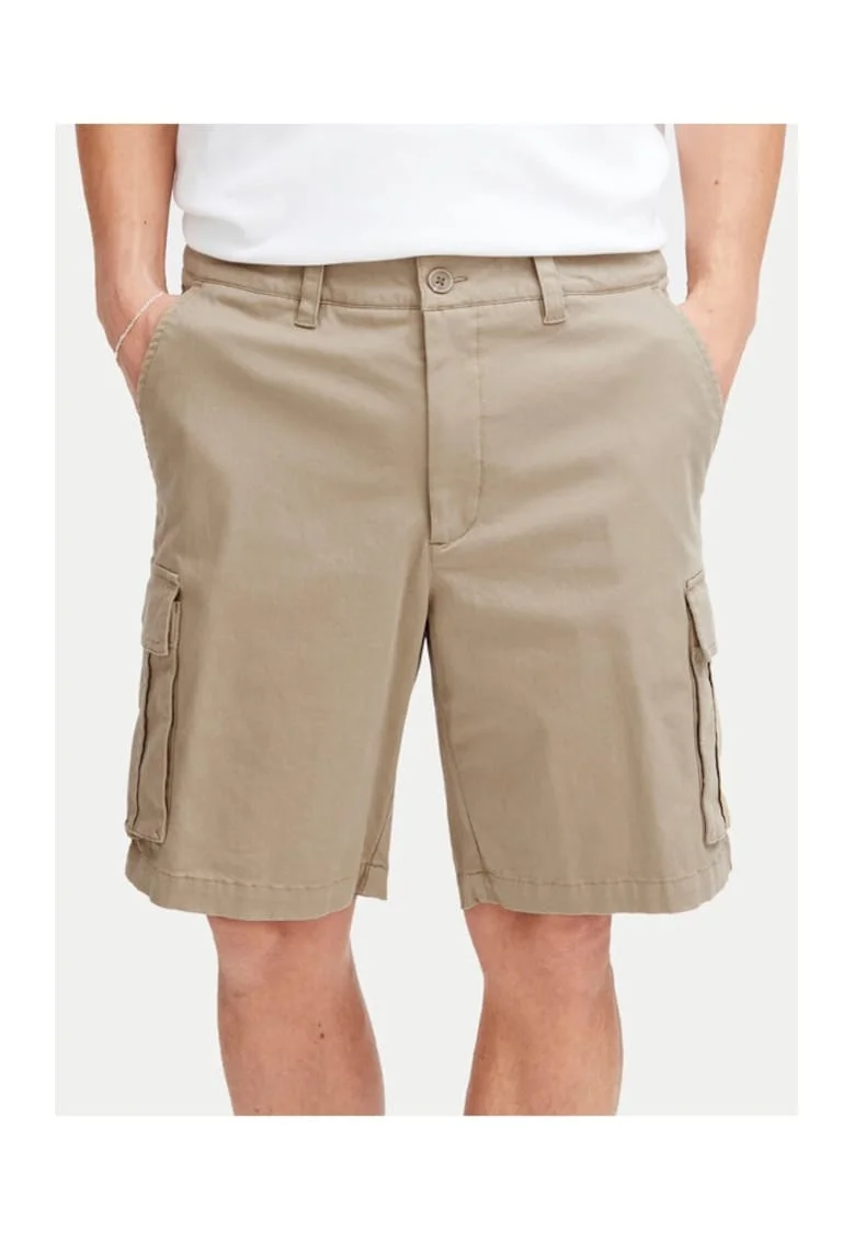 Pantaloni barbati,  39313, Bumbac, Bej