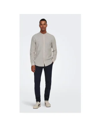 Pantaloni barbati,  302890804, Viscoza/Poliester, Albastru, Albastru